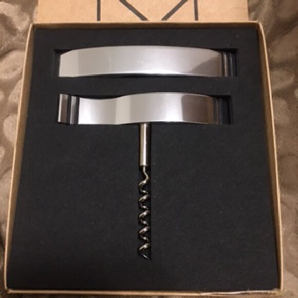 NEW Stainless Steel Cork Screw and Bottle Opener Set  Unique Design  GREAT GIFT - Picture 4 of 10